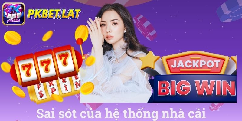 Sai sót của hệ thống nhà cái